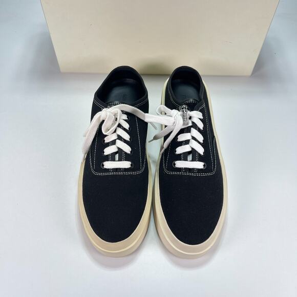 Fear of God 101 Backless Black Canvas Luxury Slip On Sneakers Mens Sz 10.5 EU 43 main image 7